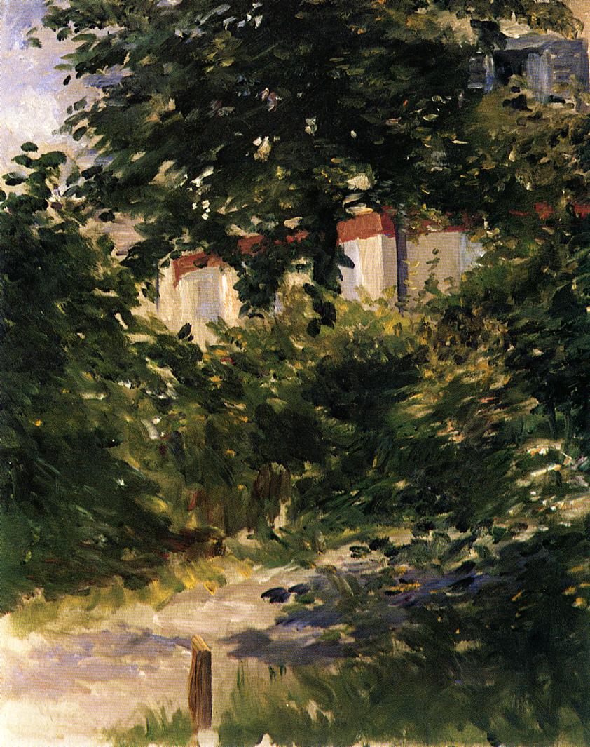 Эдуард Мане. "Угол сада в Рюэй". 1882.