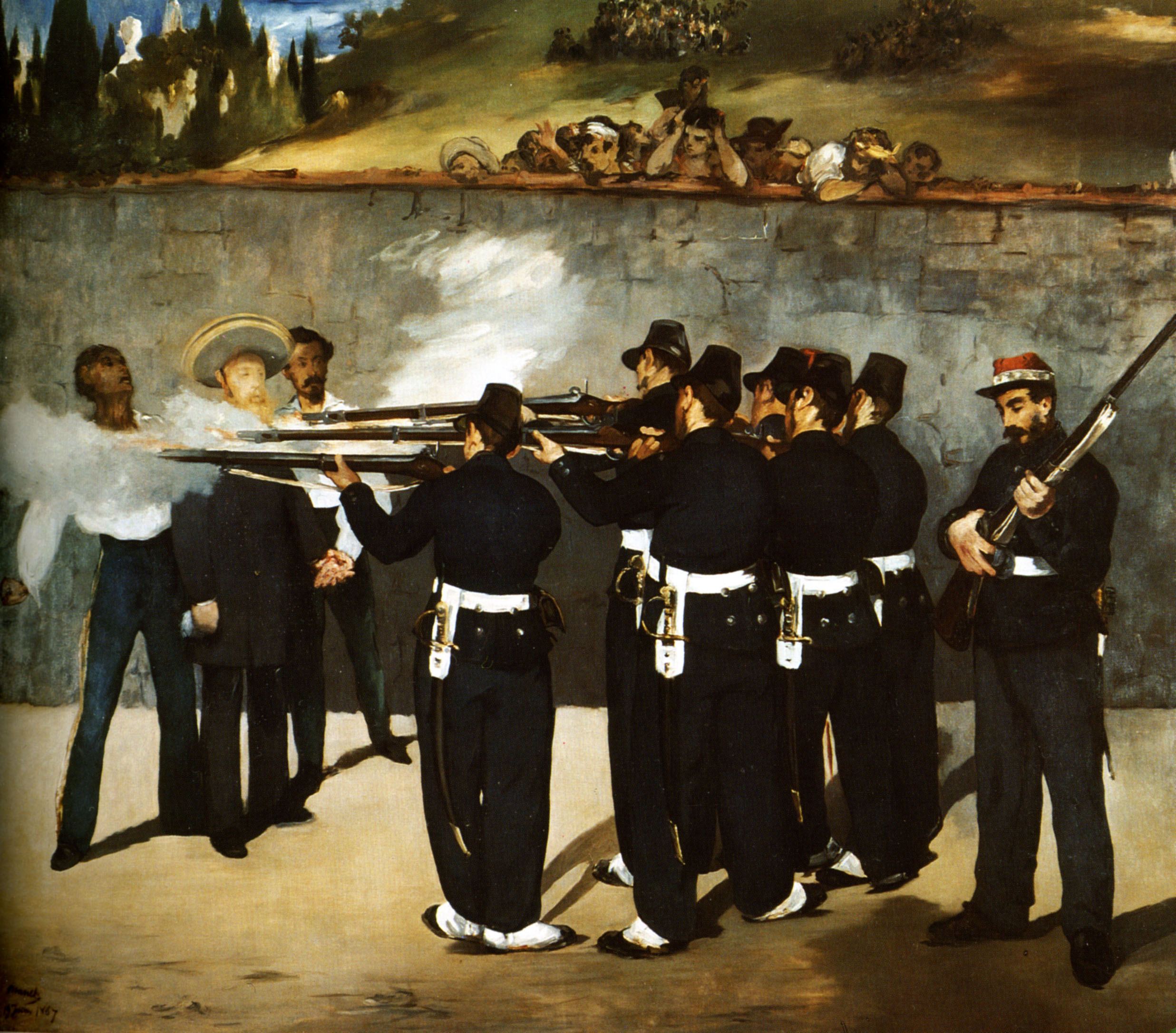 Эдуард Мане. "Расстрел императора Максимилиана". 1867-1869.