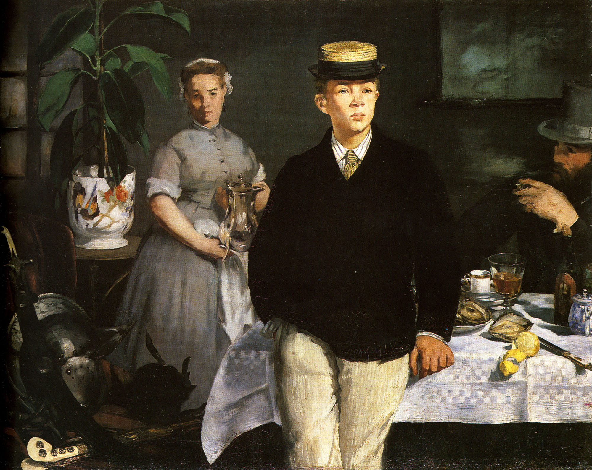 Эдуард Мане. "Завтрак в мастерской". 1868.