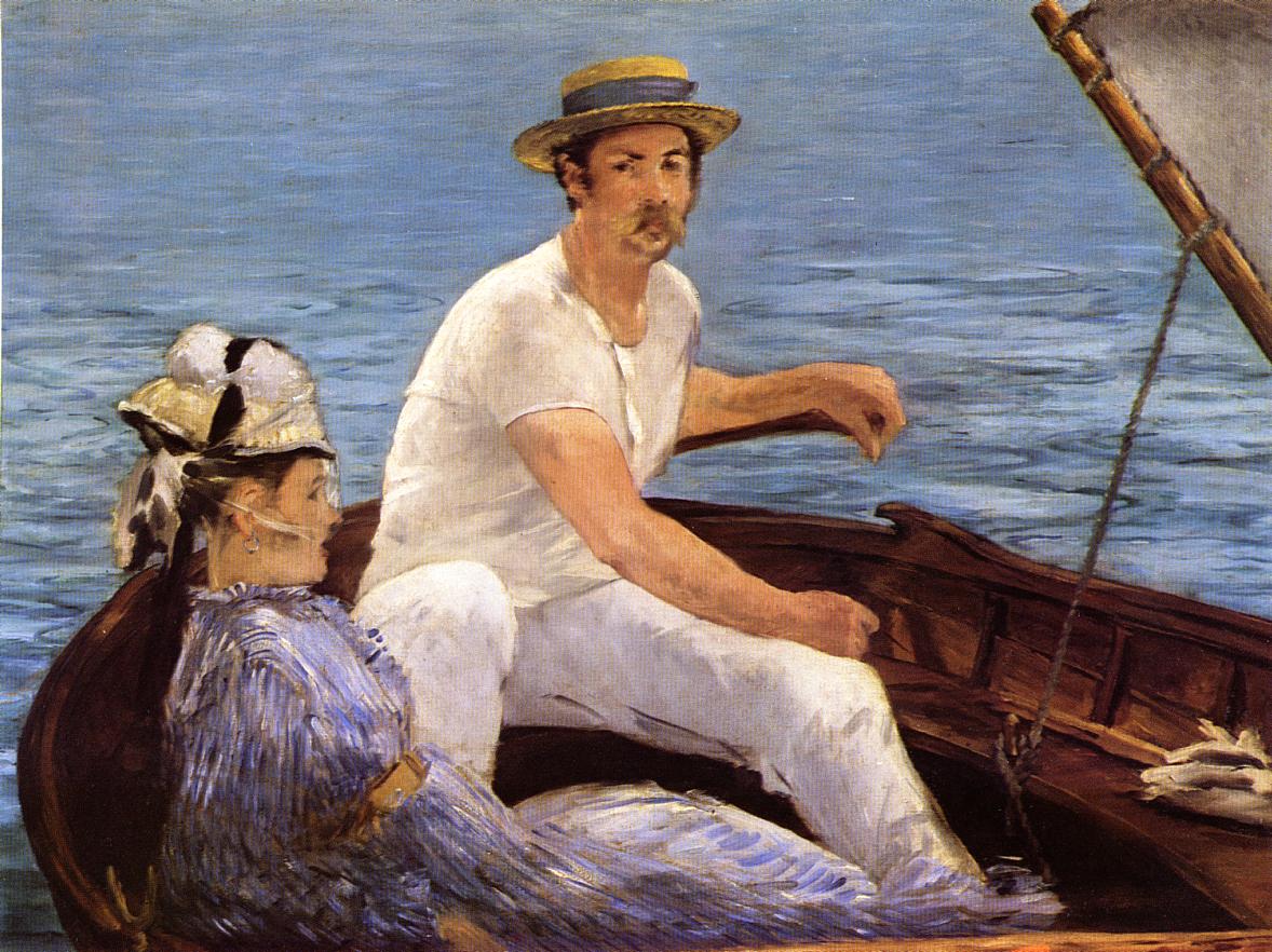 Эдуард Мане. "В лодке". 1874.