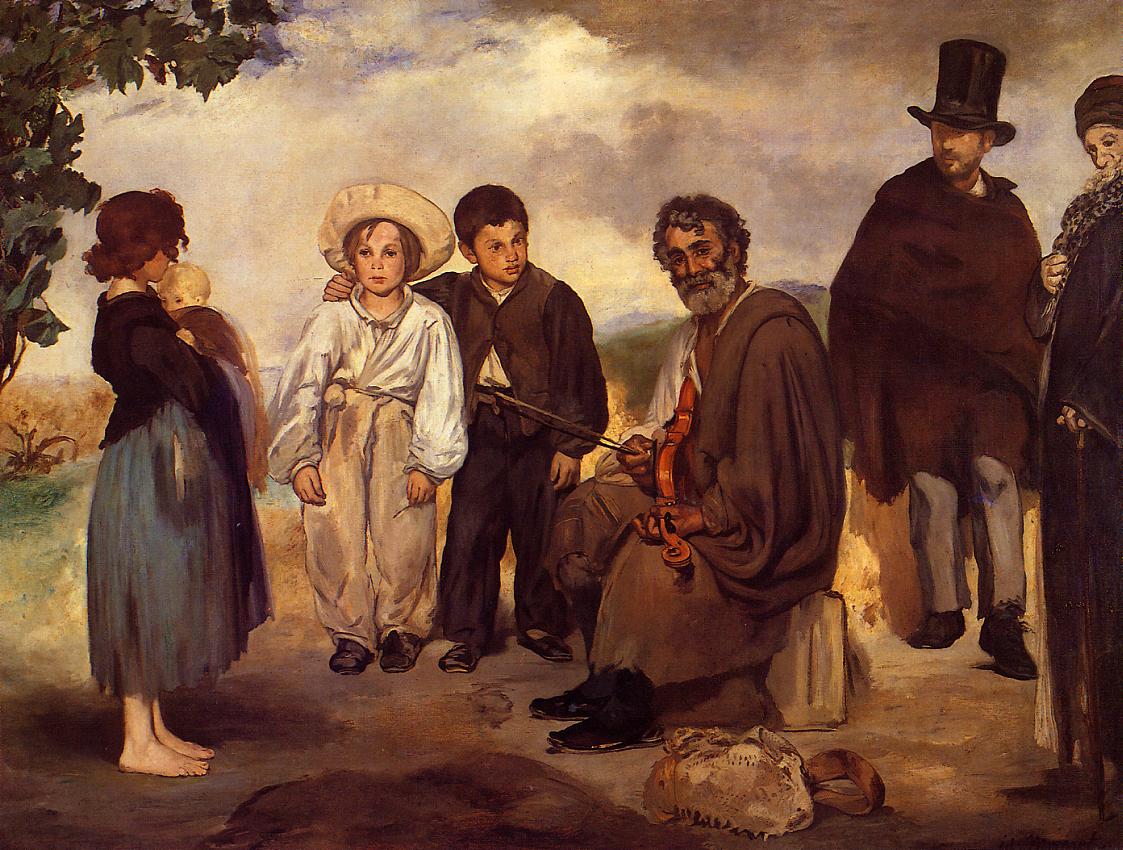 Эдуард Мане. "Старый музыкант". 1862.