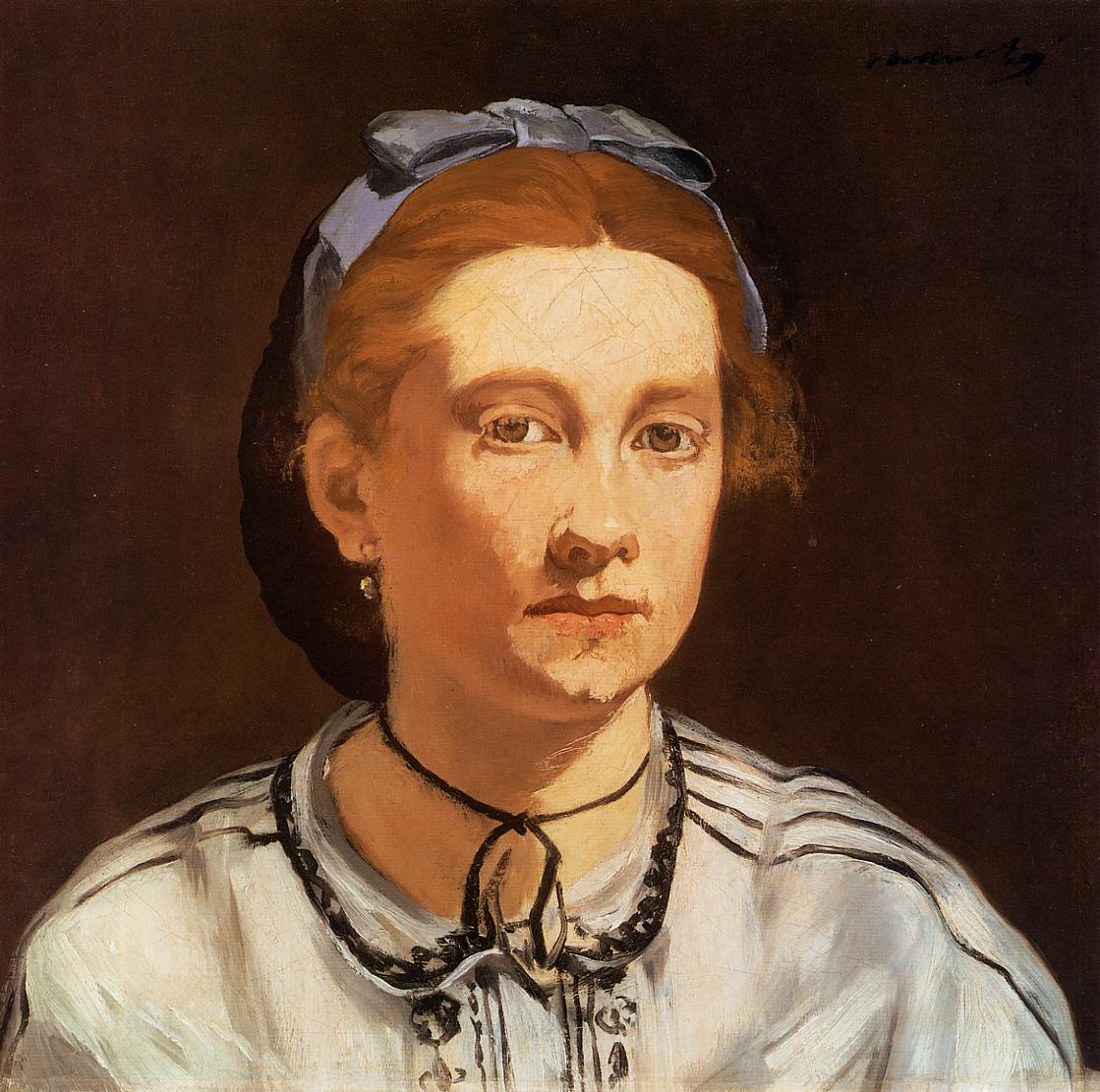 Эдуард Мане. "Портрет Викторины". 1862.