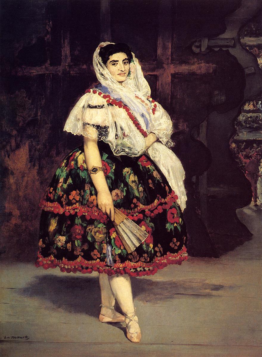 Эдуард Мане. "Лола из Валенсии". 1862.