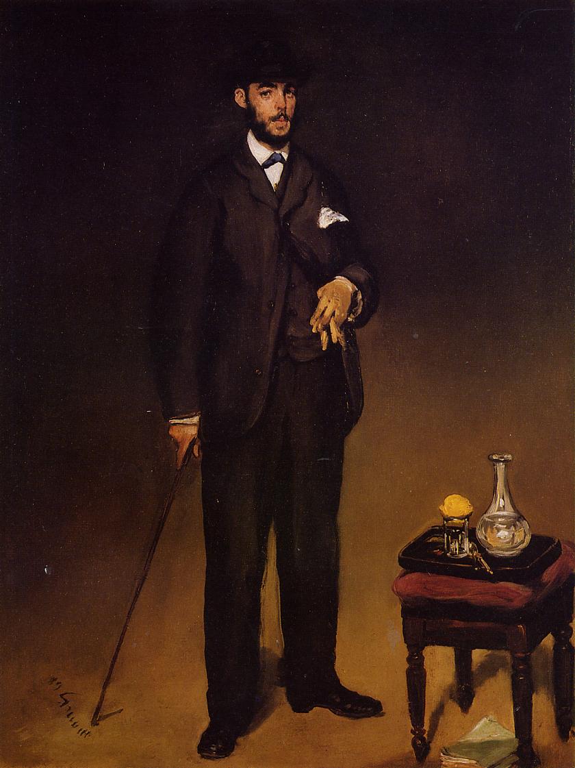 Эдуард Мане. "Портрет Теодора Дюре". 1867.