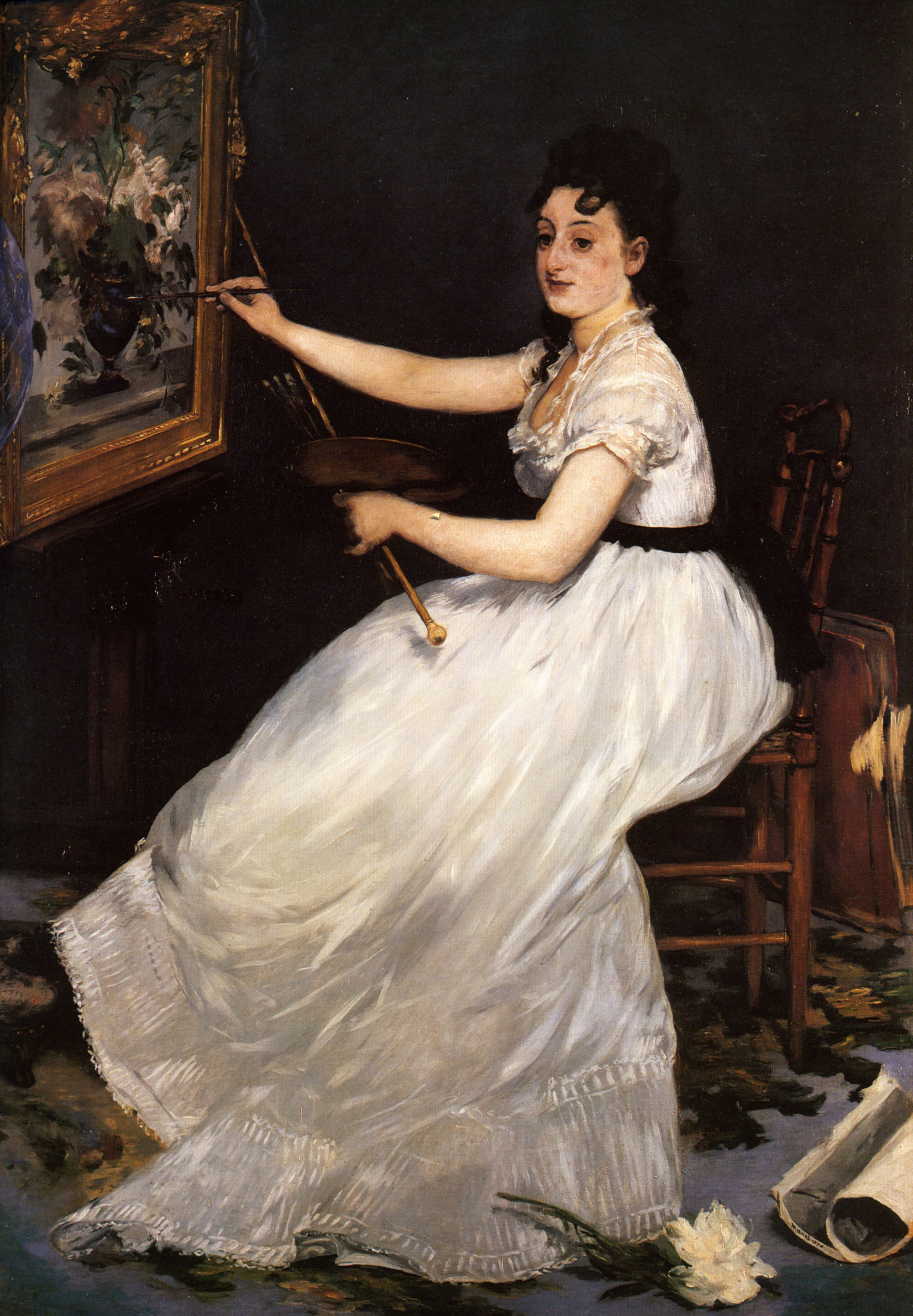 Эдуард Мане. "Портрет Евы Гонсалес". 1870.