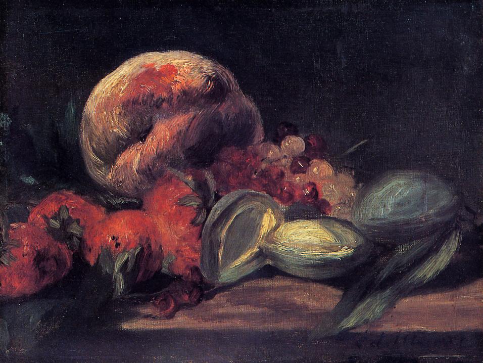 Эдуард Мане. "Миндаль, смородина и персик". 1869.