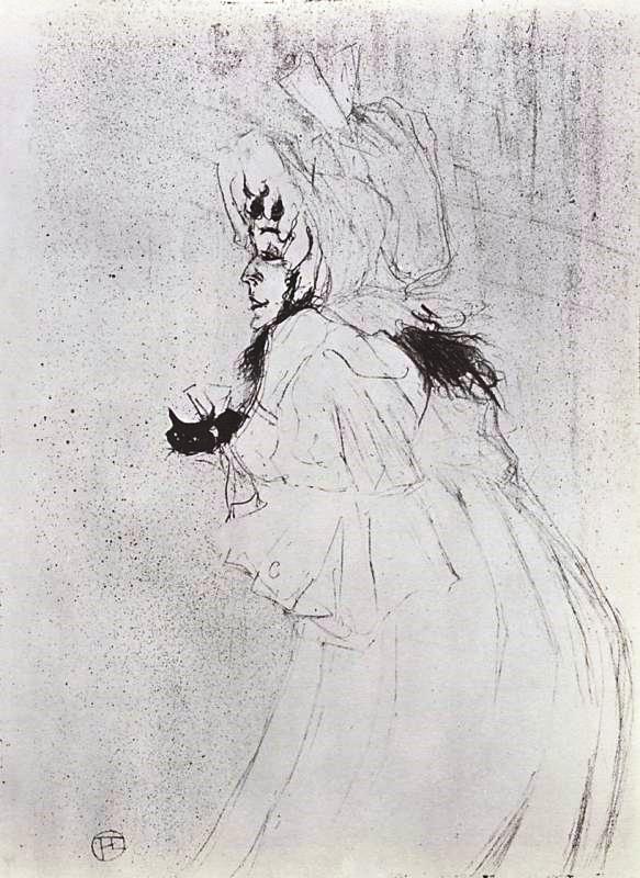 Анри де Тулуз-Лотрек. Мэй Белфорт. 1895.