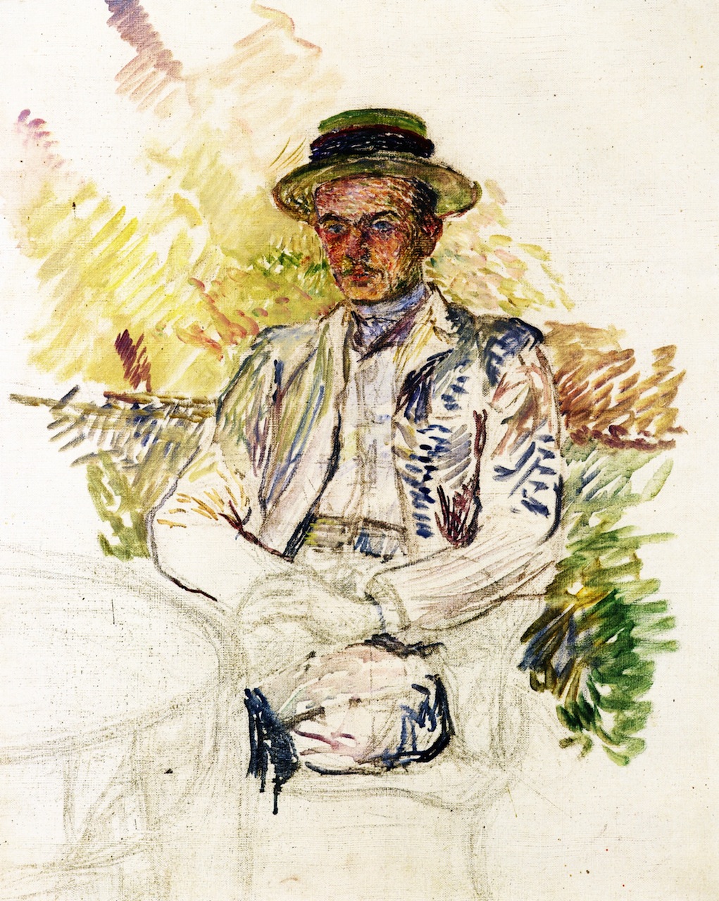 Анри де Тулуз-Лотрек. Портрет Луи паскаля. 1887.