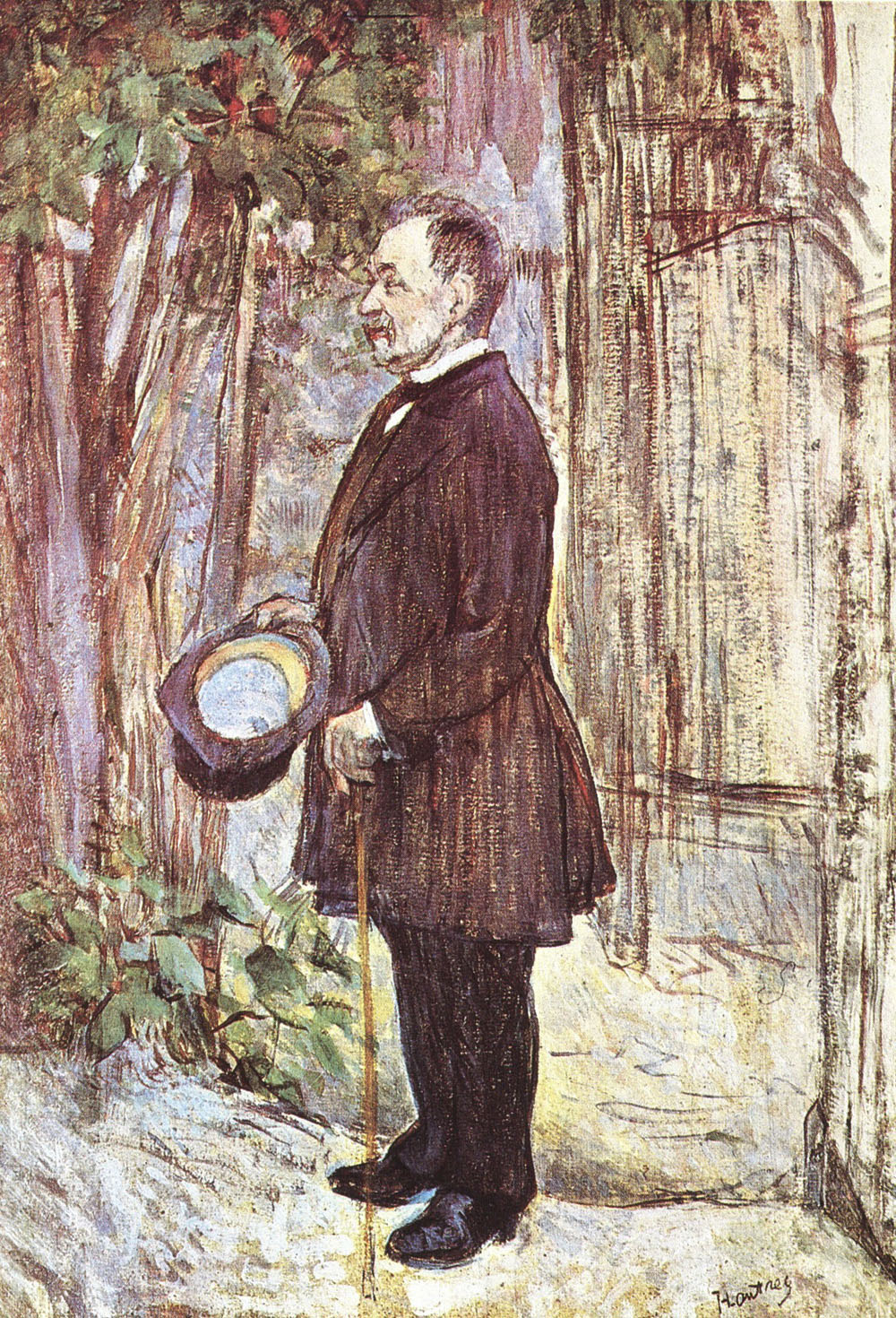Анри де Тулуз-Лотрек. Портрет Анри Дио в рост. 1891.