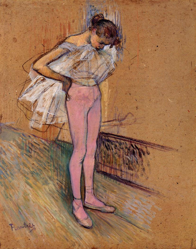 Анри де Тулуз-Лотрек. Танцовщица Августина. 1890.