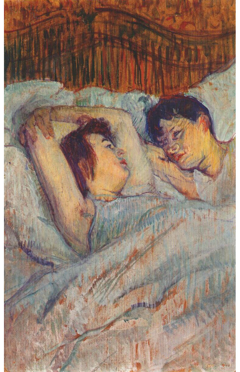 Анри де Тулуз-Лотрек. В постели. 1892.