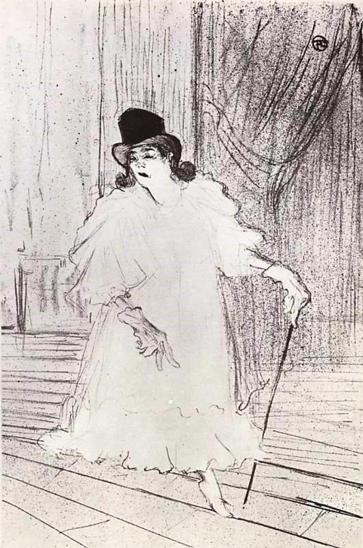 Анри де Тулуз-Лотрек. Сайсси Лофтюс. 1894.