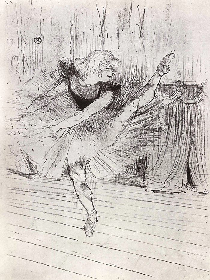Анри де Тулуз-Лотрек. Ида Хит. 1894.
