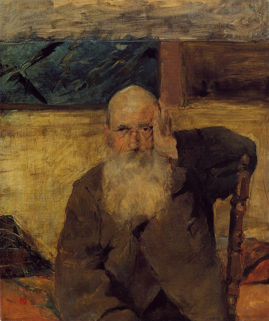 Анри де Тулуз-Лотрек. Старик. 1882.