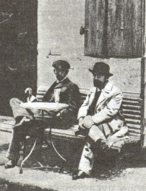 Лотрек с Полем Вио. 1899.
