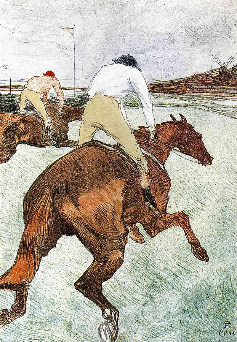 Анри де Тулуз-Лотрек. Жокей. 1899.