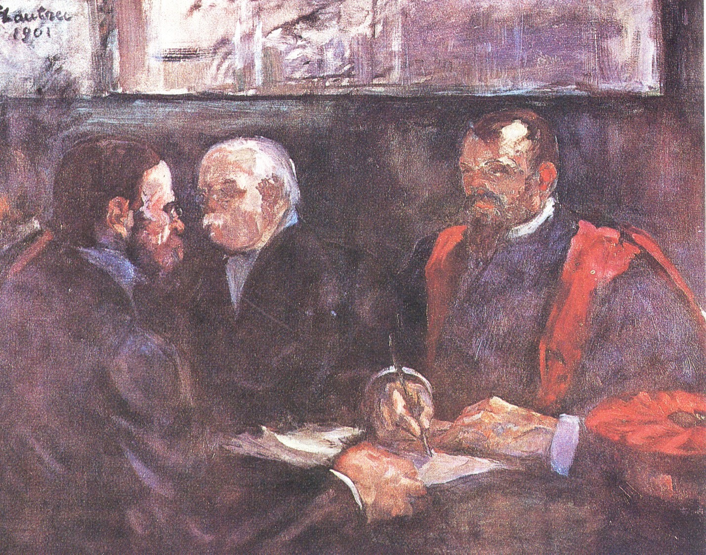 Анри де Тулуз-Лотрек. Экзамен на медицинском факультете в Париже. 1901.
