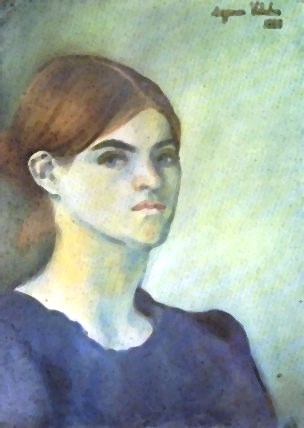 Сюзанна Валадон. Автопортрет. 1883.