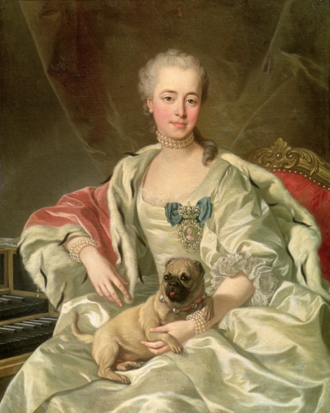 Шарль Андре ван Лоо. Портрет Екатерины Дмитриевны Голицыной. 1759.
