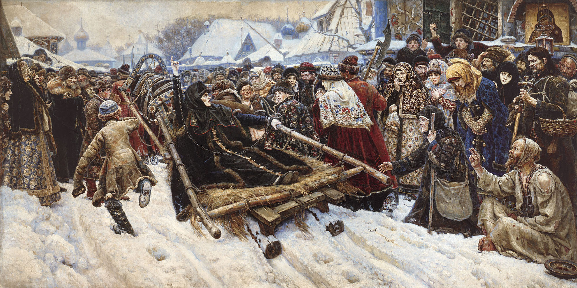Василий Иванович Суриков. "Боярыня Морозова". 1887.