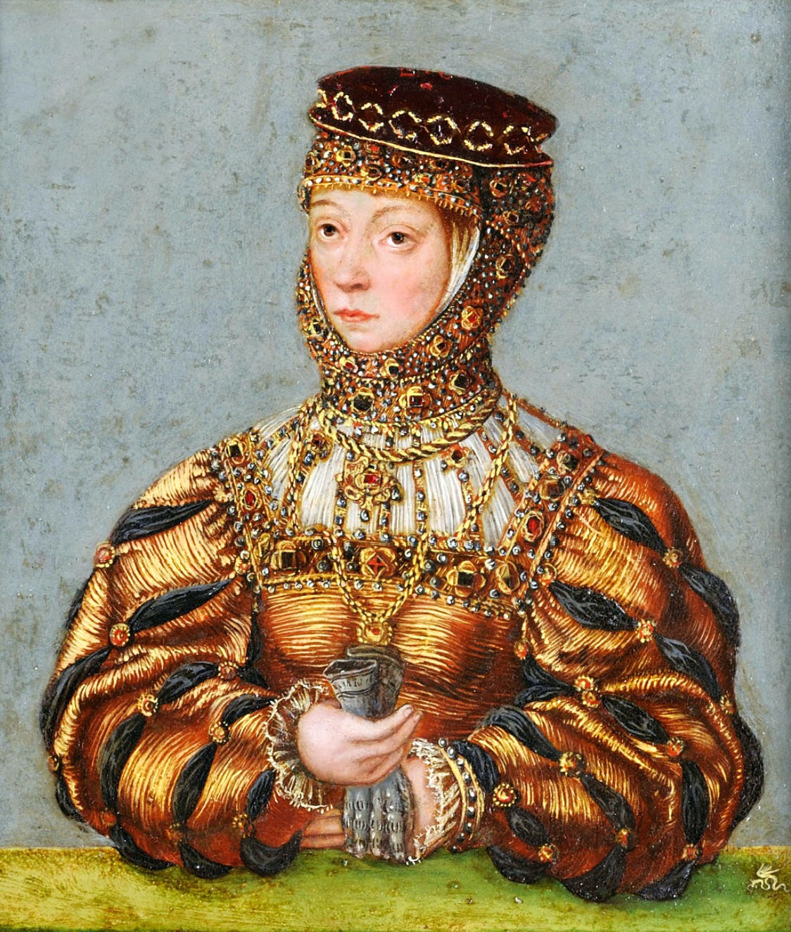 Лукас Кранах Младший. Барбара Радзивилл. 1553-1556.