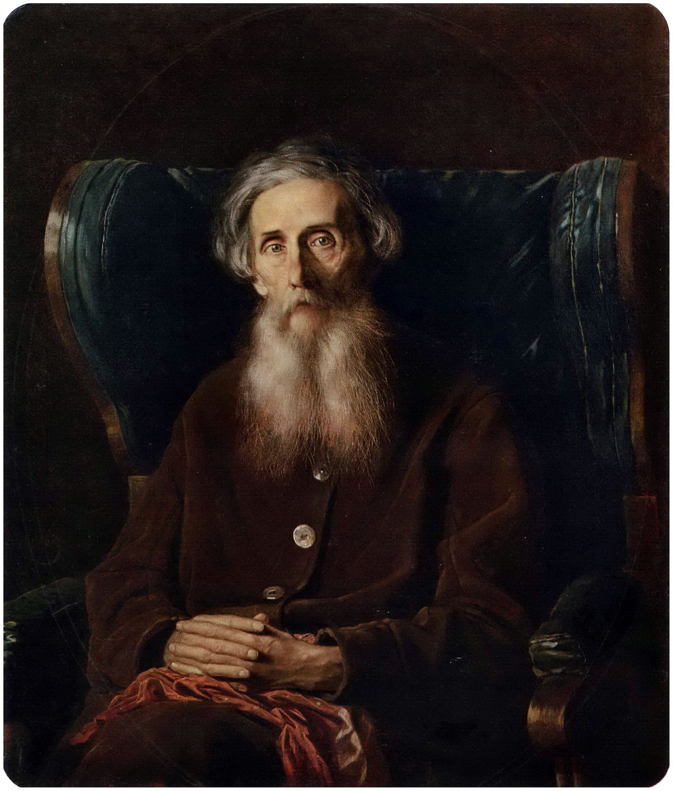 Василий Перов. Портрет писателя Владимира Ивановича Даля. 1872.