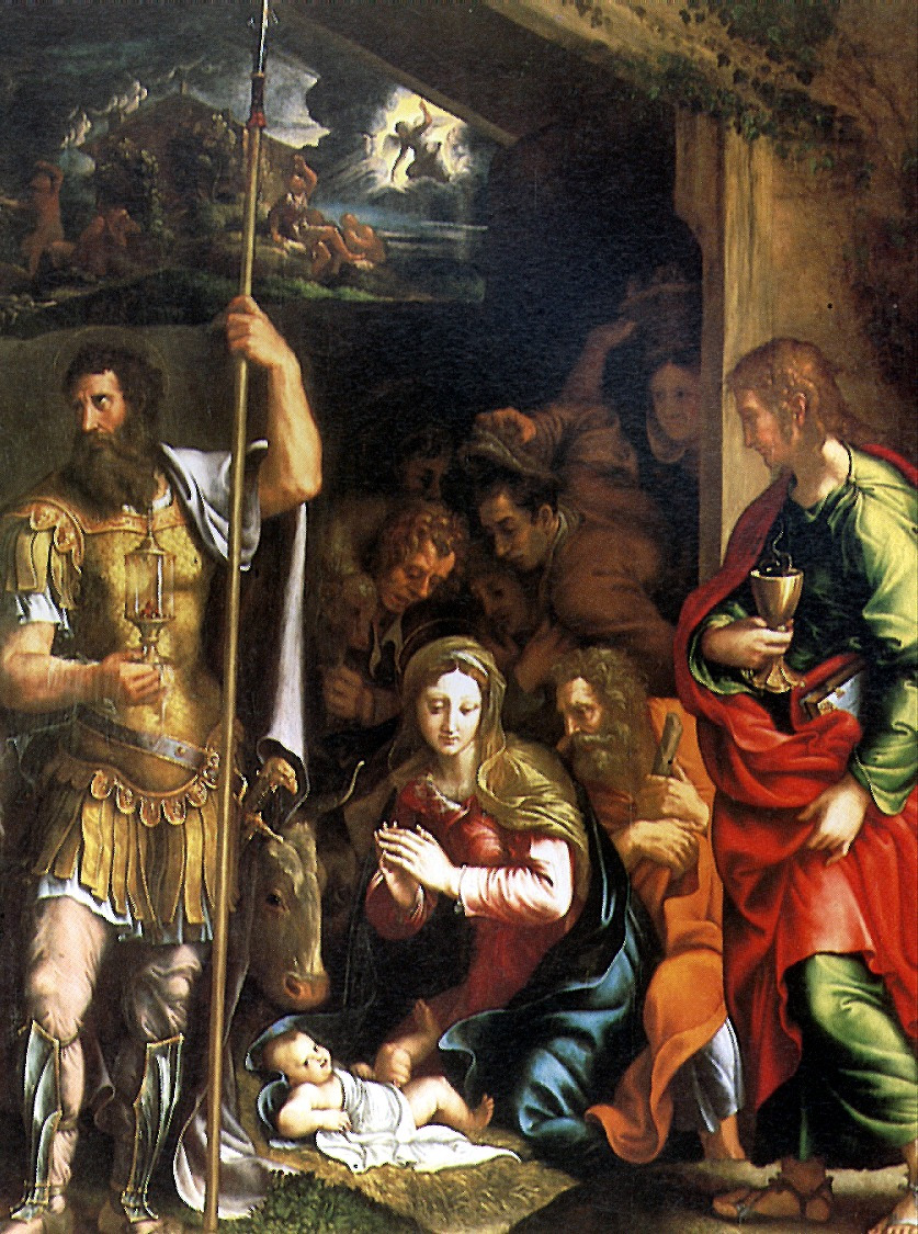 Джулио Пиппи, прозванный Джулио Романо. Рождество и поклонение пастухов. 1531-1534.