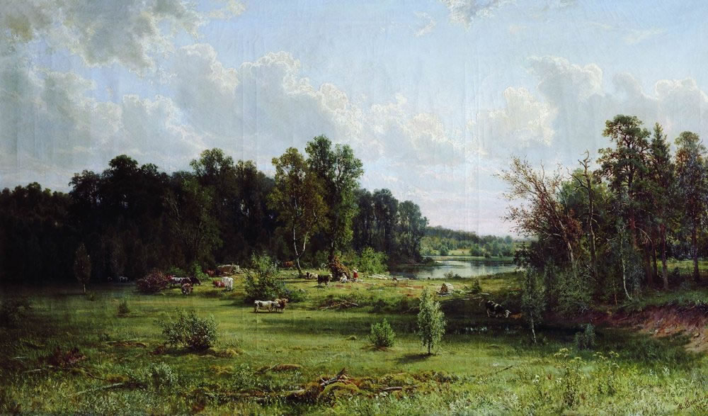 Иван Шишкин. Перелесок (Полдень). 1872.