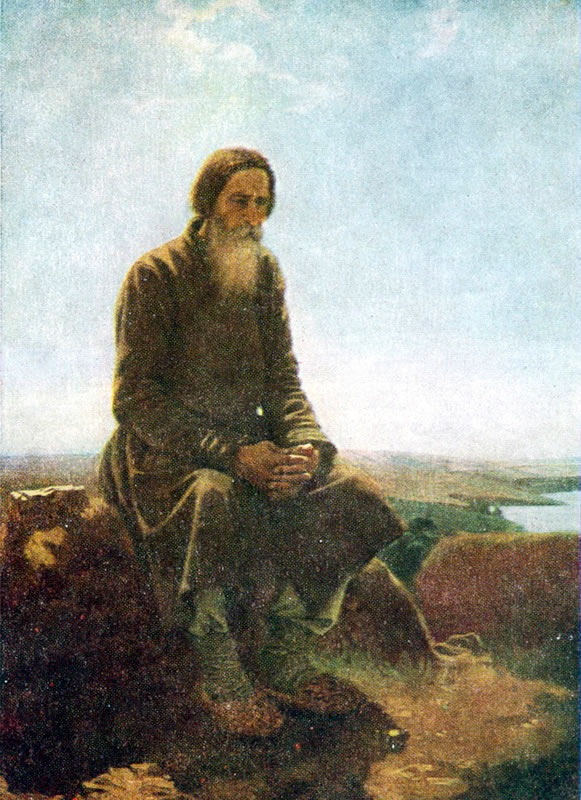 Василий Перов. Крестьянин в поле. 1876.
