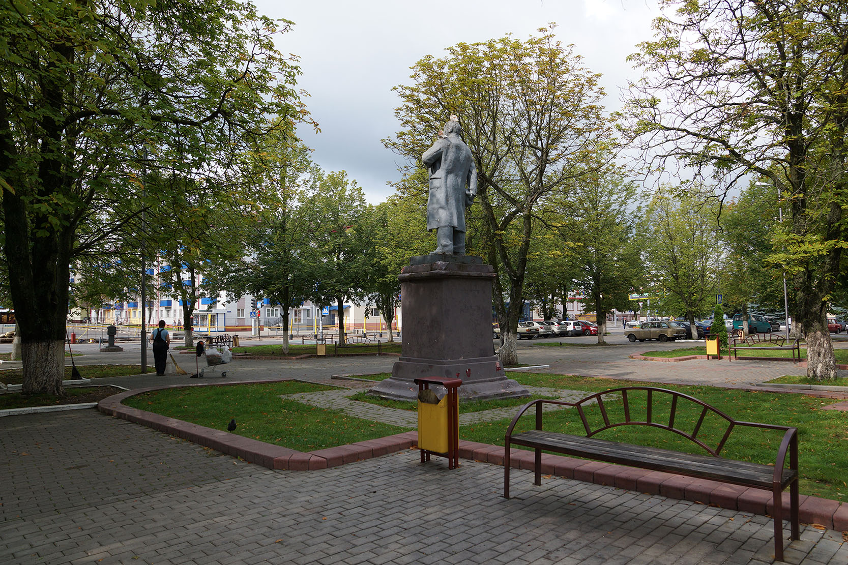 Полоцк, Белоруссия. Памятник Владимиру Ильичу Ленину.