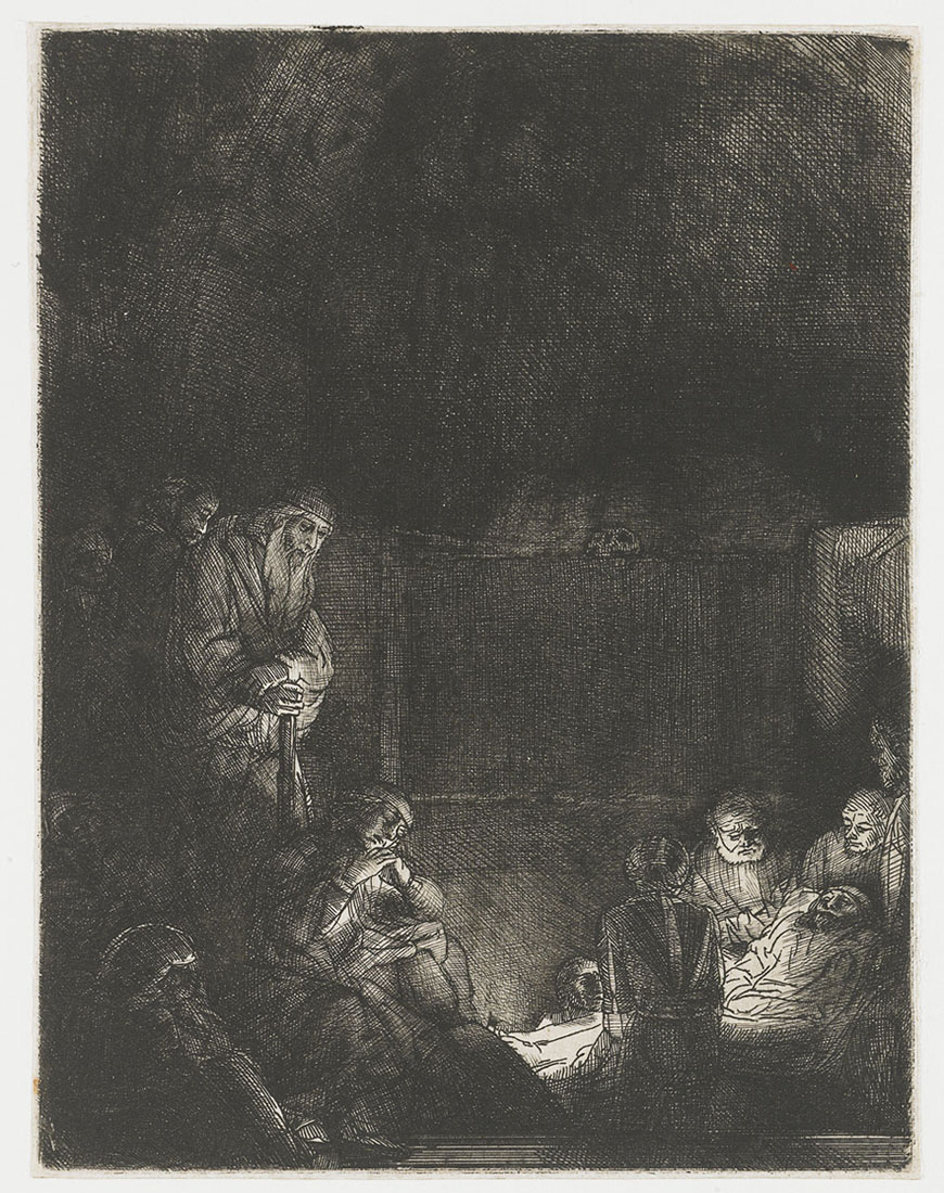 Рембрандт ван Рейн. Положение во гроб. 1659.
