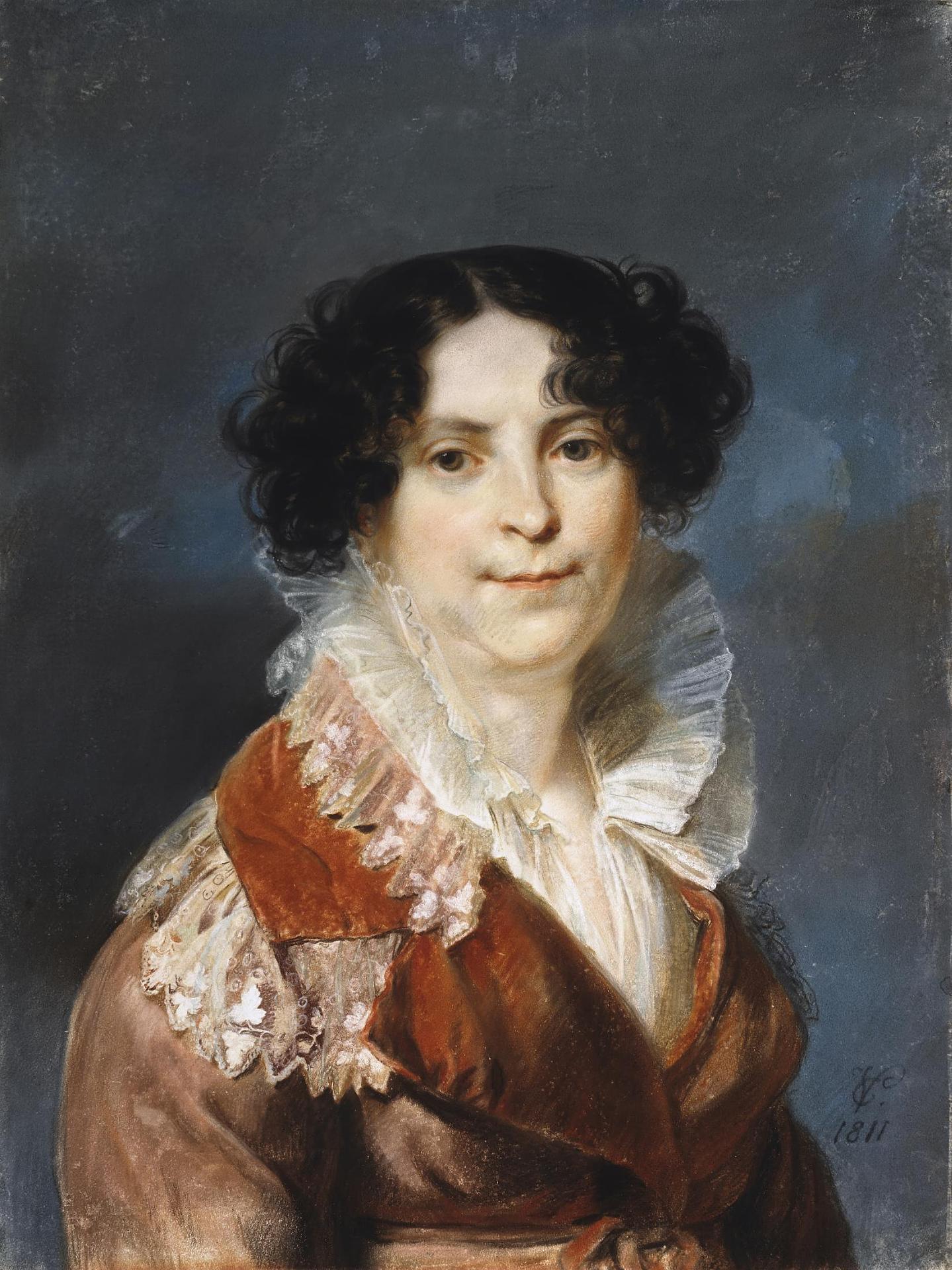 Карл Христиан Фогель фон Фогельштейн? "Портрет дамы". 1811. Эрмитаж, Санкт-Петербург.