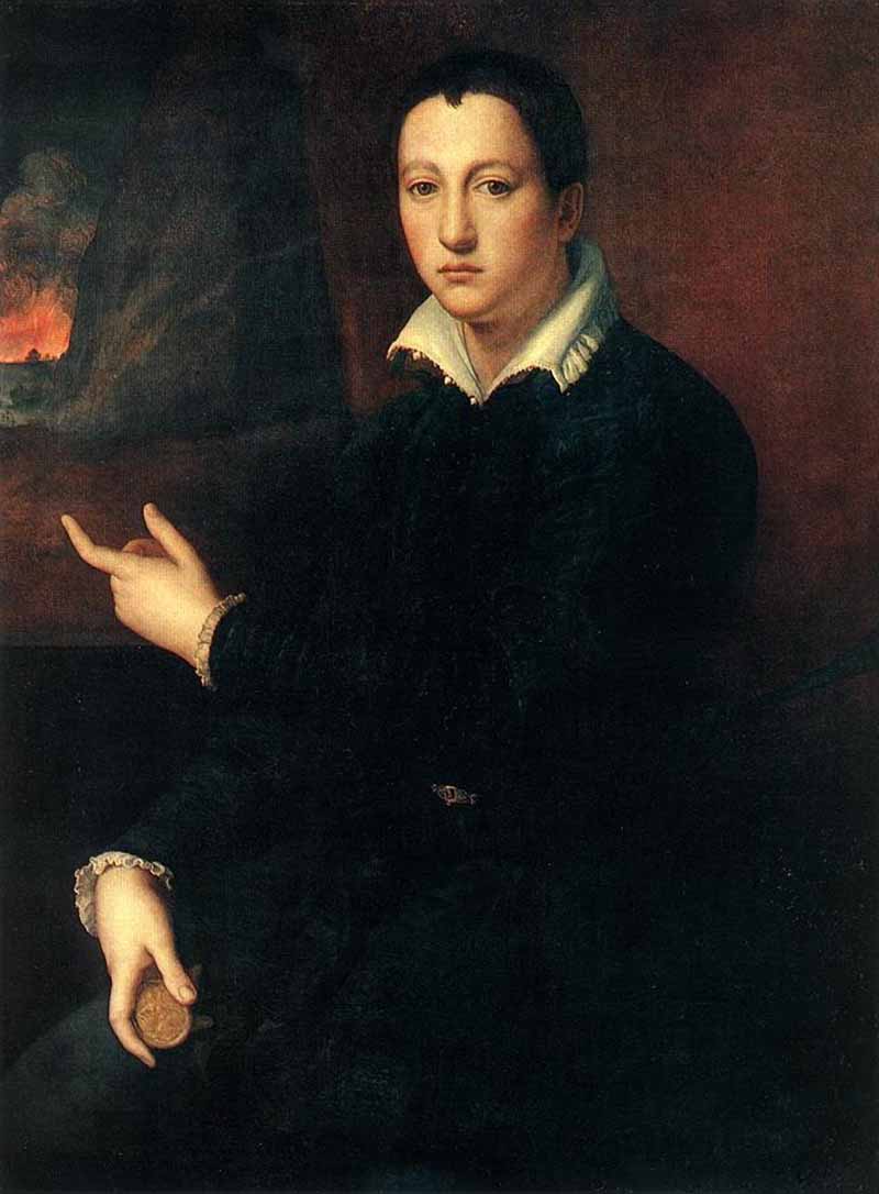 Алессандро Аллори. "Портрет молодого человека". 1580. Эрмитаж, Санкт-Петербург.