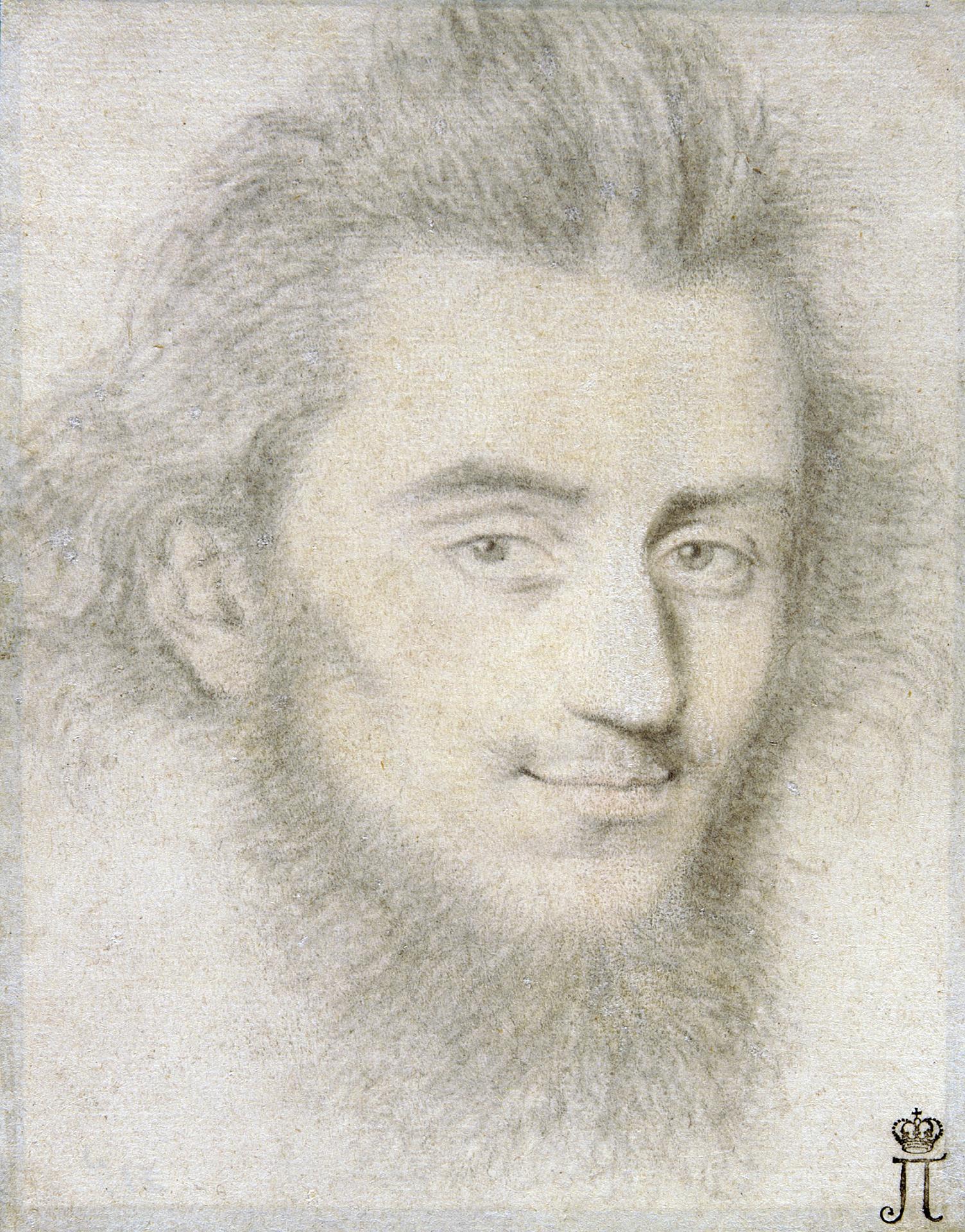 Пьер Дюмустье Старший. "Портрет молодого человека". XVI век.
