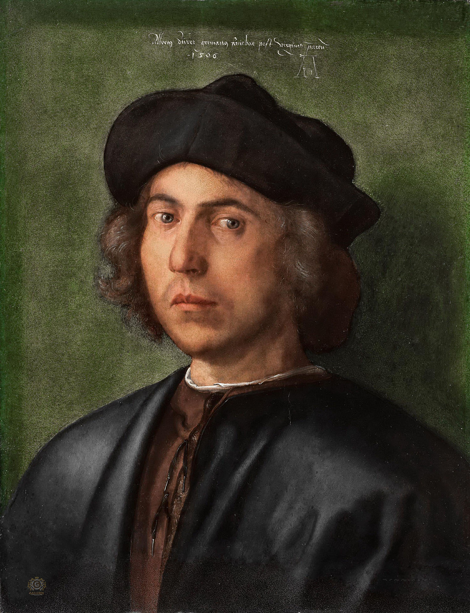 Альбрехт Дюрер. "Портрет молодого человека". 1506. Палаццо Россо, Генуя.