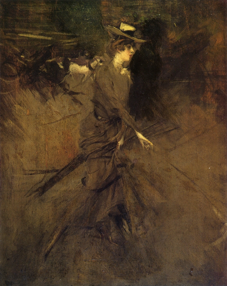 Джованни Больдини. "На прогулке". 1904-1905.