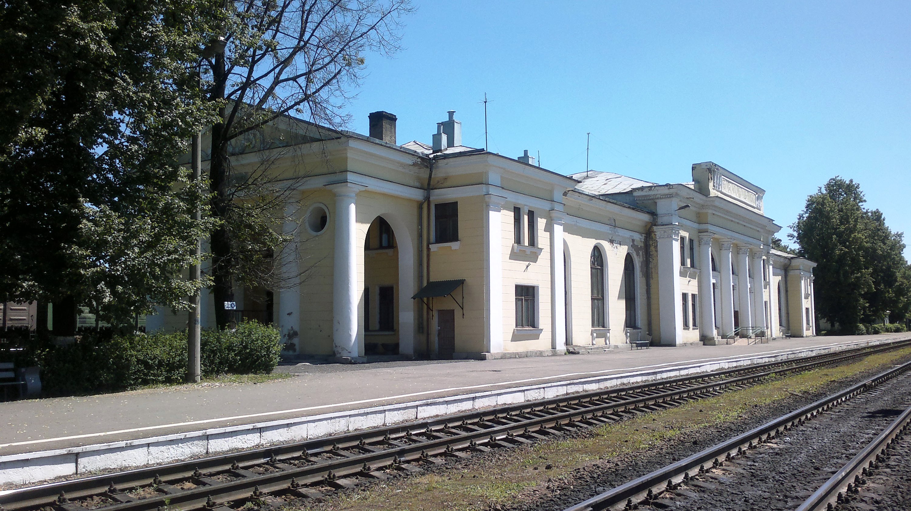 Новосокольники, Псковская область. Станция железнодорожная.