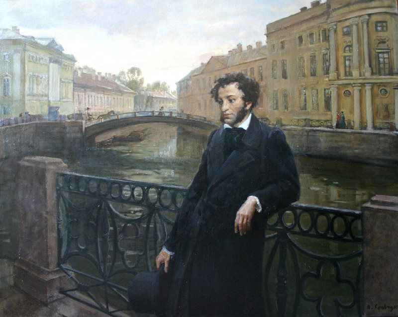 Александр Михайлович Кравчук. "Пушкин на Мойке". 2000.