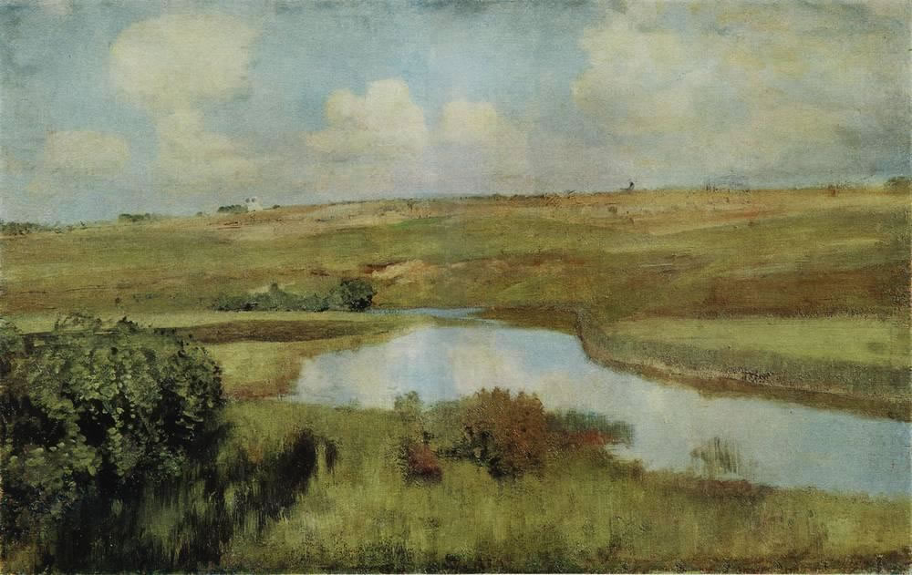 Исаак Ильич Левитан. "Река". 1898-1899.