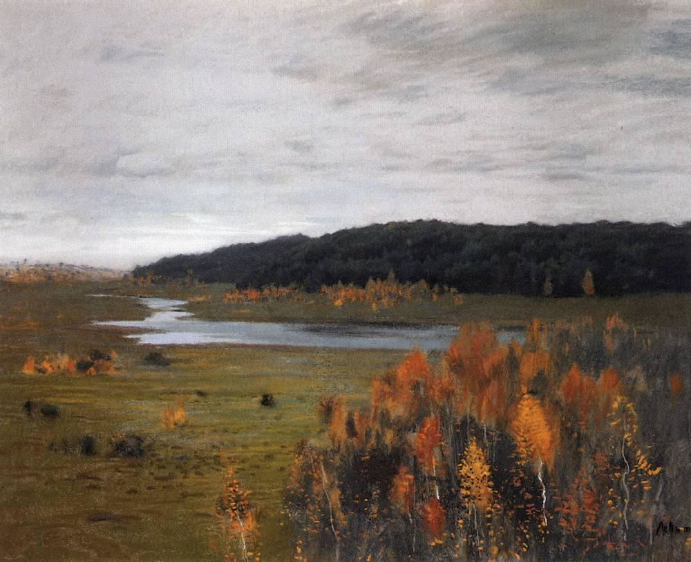 Исаак Ильич Левитан. "Осень. Долина реки.". 1896.
