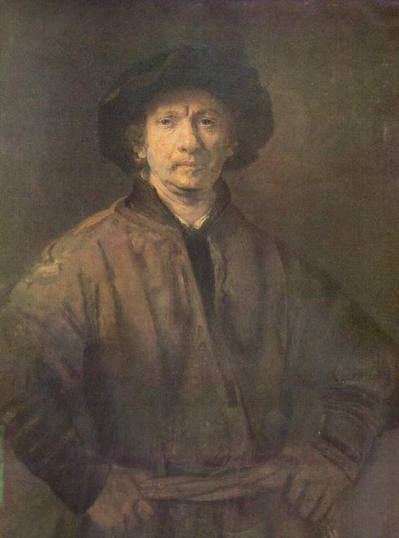 Рембрандт ван Рейн. "Автопортрет". 1652.