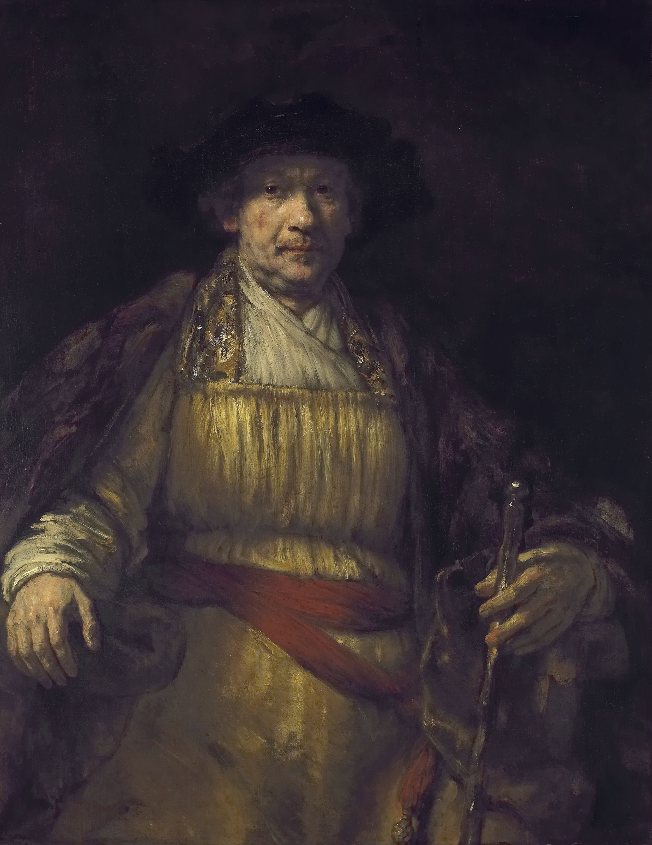 Рембрандт ван Рейн. "Автопортрет". 1658.