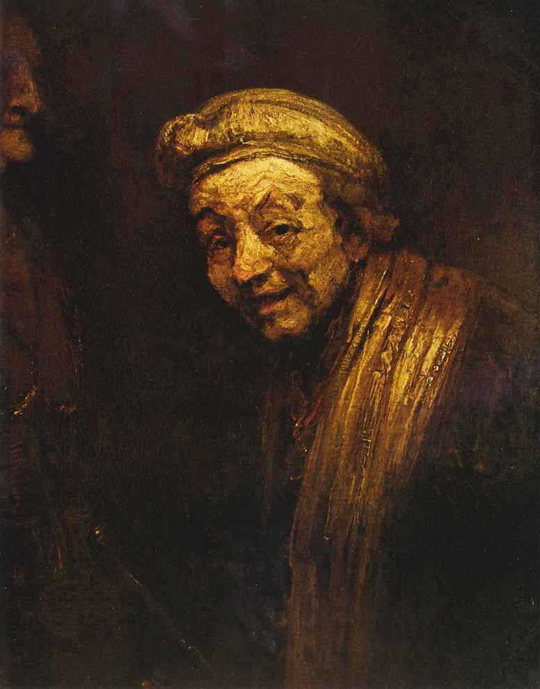 Рембрандт Харменс ван Рейн. "Автопортрет". 1668.