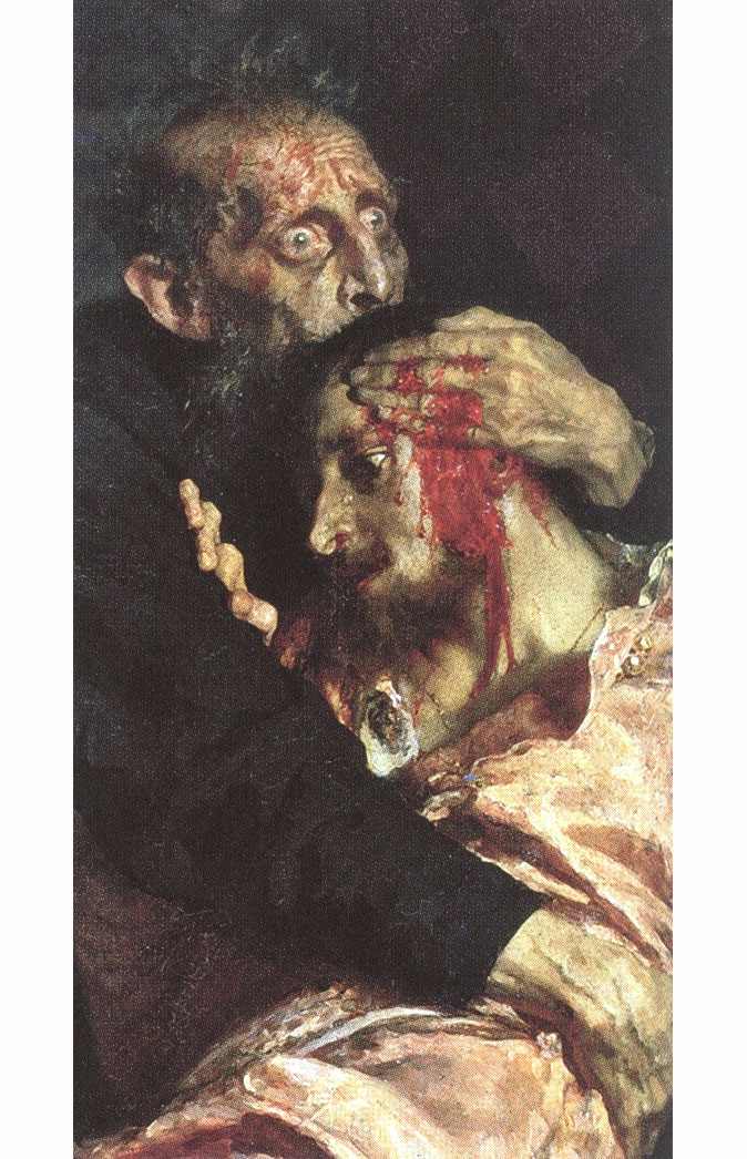 Илья Ефимович Репин. "Иван Грозный и сын его Иван 16 ноября 1581 года". 1885 год.