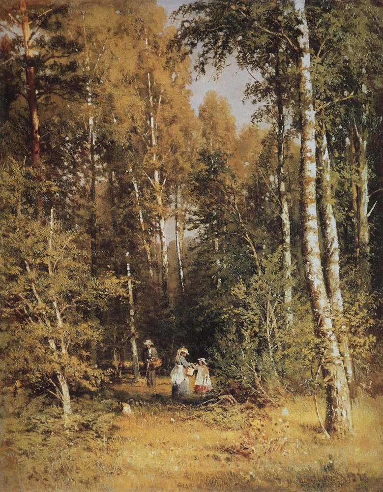 Иван Иванович Шишкин. "Берёзовая роща". 1878.