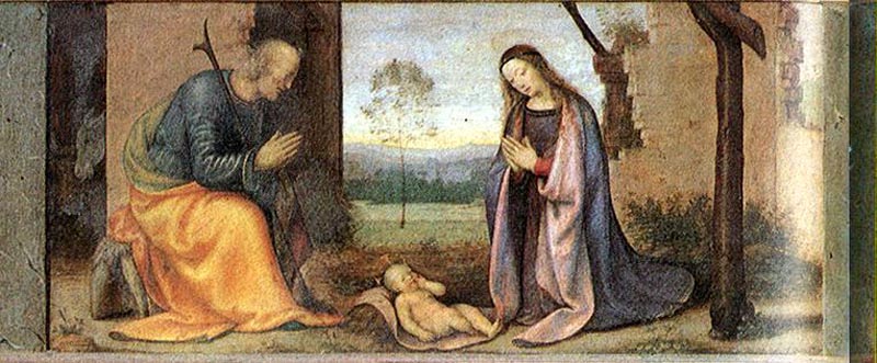 Мариотто Альбертинелли. "Рождество Христово". 1503. Галерея Уффици, Флоренция.