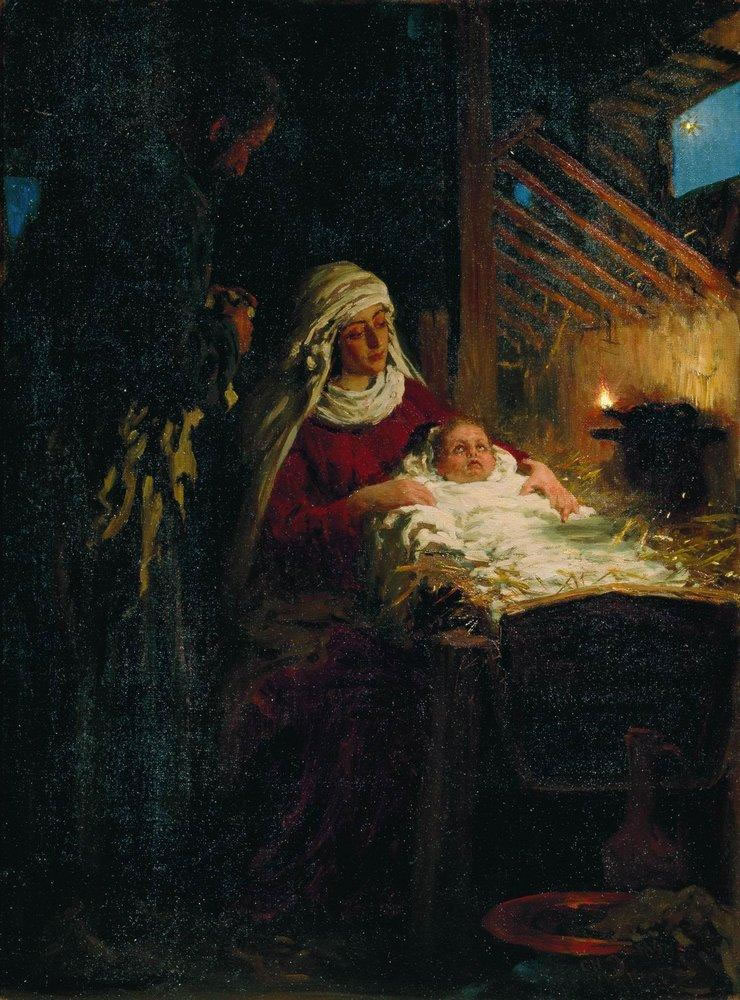 Илья Репин. Рождество Христово. 1890.