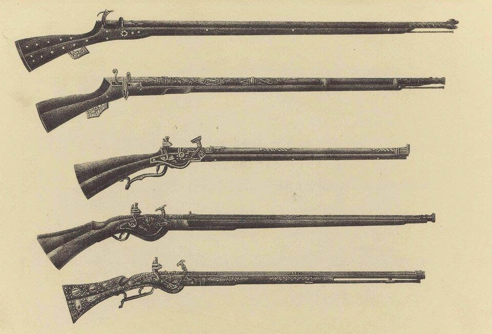Русское огнестрельное оружие в XVI и XVII столетиях. Самопалы или ручницы".