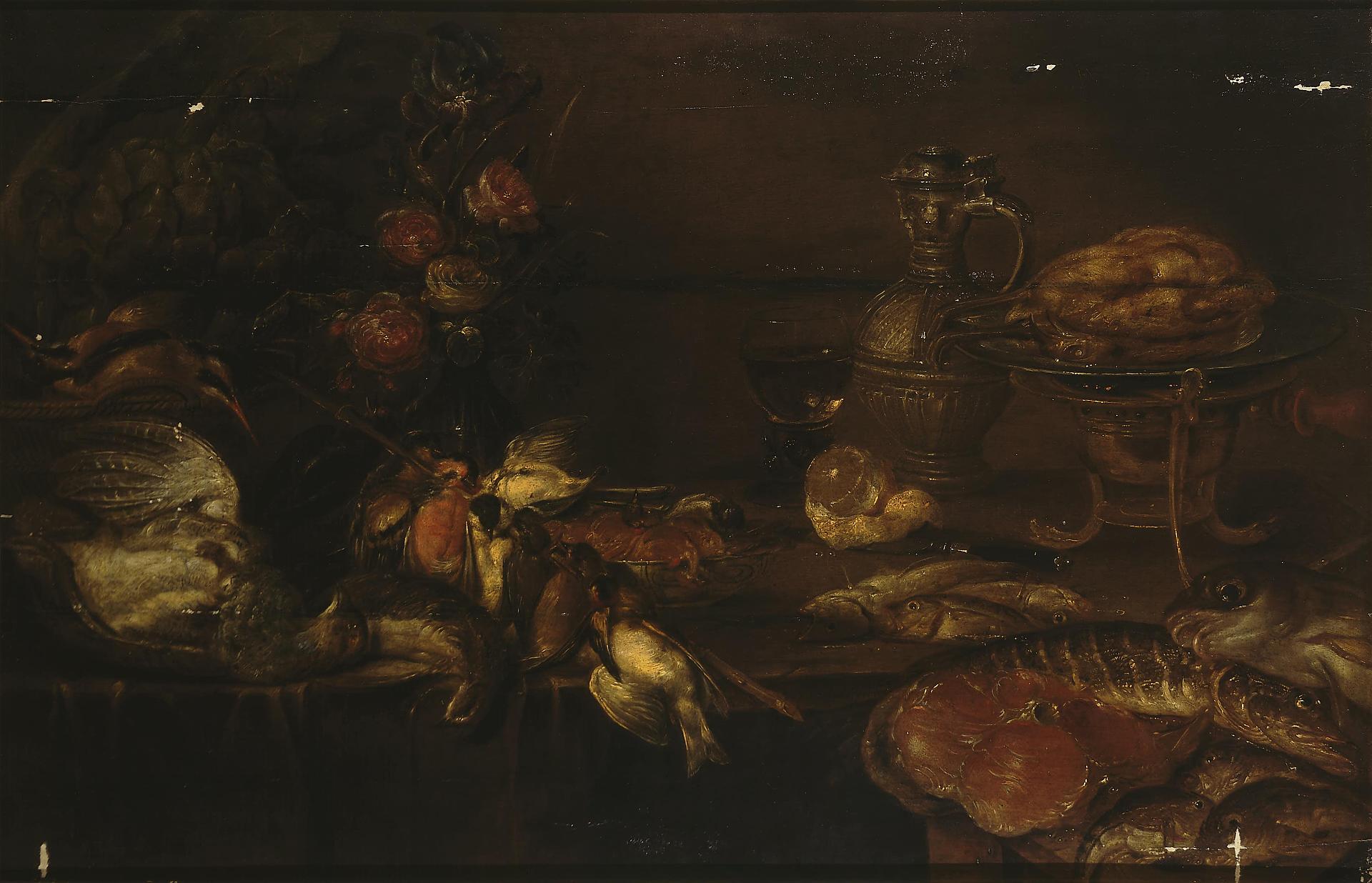 Александр Адриансен. "Рыба и личь". 1647. Эрмитаж, Санкт-Петербург.