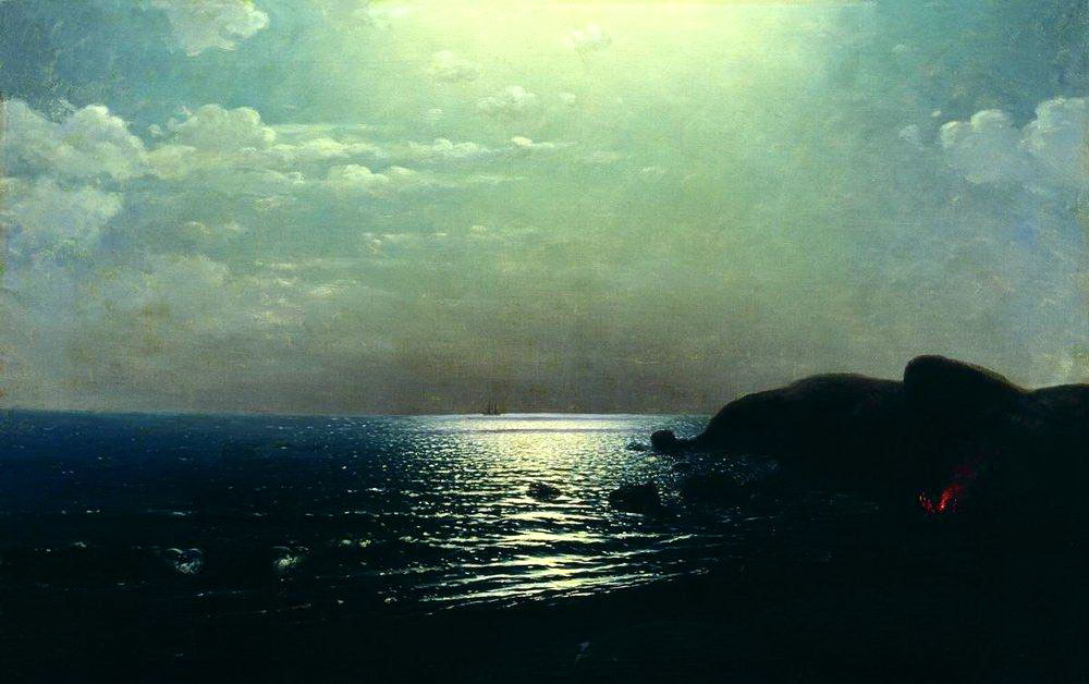 Архип Иванович Куинджи. "Лов рыбы на Чёрном море". 1900.